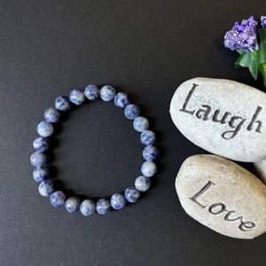 💎4/$20💎Natural Sodalite Beaded Bracelet (PREVIEW)